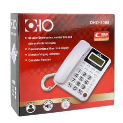Telefon FIX, ID apelant, FSK/DTMF, calculator, calendar, memorie, OHO
