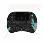 Mini tastatura wireless unique scroll, iluminata, touchpad 2.5 inch, 92 taste, Rii i8X