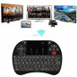 Mini tastatura wireless unique scroll, iluminata, touchpad 2.5 inch, 92 taste, Rii i8X