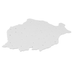 Sablon harta Romaniei, plastic, Nebo