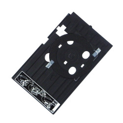 Tavita pentru personalizare CD/DVD, 245x150 mm, ABS, negru