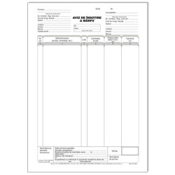 Aviz de insotire marfa, A4, 3 exemplare, 50 file/carnet, tipar fata