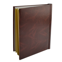 Album poze Clasic, 20 file autoadezive, 23x28cm, piele ecologica, insertii aurii