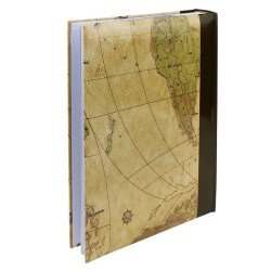 Album Maps Vintage, 300 fotografii 10x15cm, slip-in, spatiu note, maro