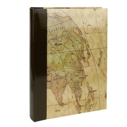 Album Maps Vintage, 300 fotografii 10x15cm, slip-in, spatiu note, maro
