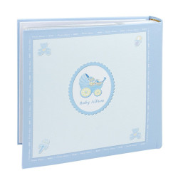 Album personalizabil Baby, 200 foto 10x15 cm, amprente bebelus, cutie