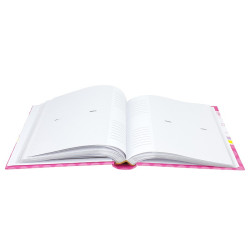 Album foto PinkFlower personalizabil, 10x15, 200 poze, 50 file slip-in