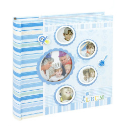 Album poze BlueBoy personalizabil, 10x15, 200 foto, slip-in, husa tip cutie
