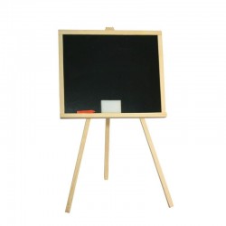 Tablita pentru creta, 83.5x49 cm, cadru lemn, suport fixare, negru