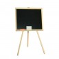 Tablita pentru creta, 83.5x49 cm, cadru lemn, suport fixare, negru