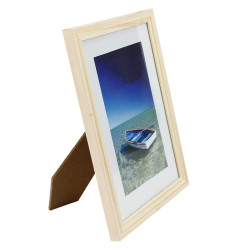 Rama foto Ocean Boat, 13x18 cm, lemn, aspect vintage, de birou