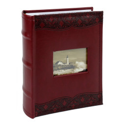 Album foto Luxury 10x15 cm, capacitate 100 poze, piele ecologica, spatiu notite 