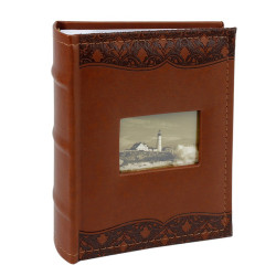 Album foto Luxury 10x15 cm, capacitate 100 poze, piele ecologica, spatiu notite 