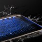 Tastatura Bluetooth sticla tactila, LED, cu touchpad gesture, curatare antiseptica