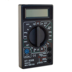 Multimetru digital profesional, LCD, 9V, 19 scale masura, negru