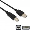 Cablu imprimanta USB 2.0 Hi-Speed A-B, 28AWG 24AWG, lungime 1.8 m