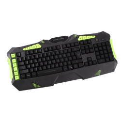 Tastatura gaming cu butoane multimedia iluminata in 7 culori, Kestrel