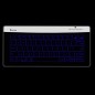 Tastatura Bluetooth sticla tactila, LED, cu touchpad gesture, curatare antiseptica