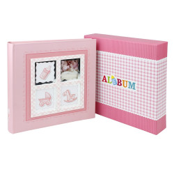 Album personalizabil Baby Stories, 200 foto 10x15 cm, slip-in, notes