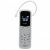 Mini telefon cu casca bluetooth wireless dual sim BM50 GTStar alb