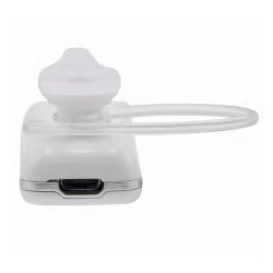 Mini telefon cu casca bluetooth wireless dual sim BM50 GTStar alb