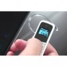 Mini telefon cu casca bluetooth wireless dual sim BM50 GTStar alb