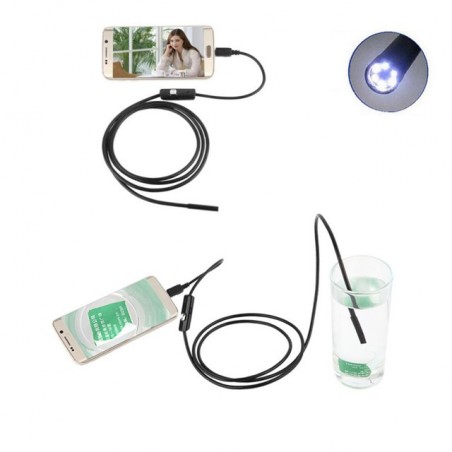 Camera Endoscop foto video pentru spatii inguste rezistenta la apa, 2m, USB, rezolutie 1280x960