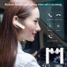 Casti stereo Bluetooth 4.2, 800 mAh, LED, stand incarcare, alb