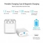 Casti stereo Bluetooth 4.2, wireless In-Ear, microfon, dock incarcare, Android/IOS Casti stereo Bluetooth 4.2, wireless In-Ear, microfon, dock incarcare, Android/IOS