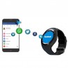Ceas smart Bluetooth 4.0, touchscreen LCD 1.54 inch, 16 functii, Android/iOS