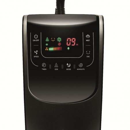 Ventilator cu umidifcare, 90W, 3 functii, ecran tactil LCD, recipient 3 L
