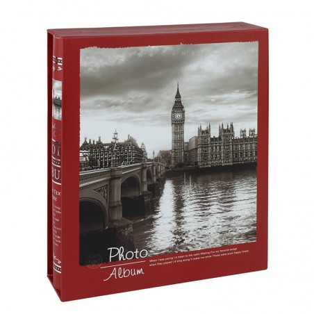 Album foto Old City London Clock, 200 fotografii 10x15 cm, slip-in, memo, cutie