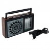 Radio portabil vintage, 3W, 7 benzi FM/MW/SW1-5, Leotec