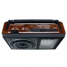 Radio portabil vintage, 3W, 7 benzi FM/MW/SW1-5, Leotec