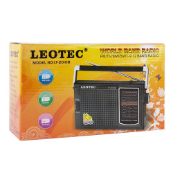 Radio portabil, 2.5W, 12 benzi FM/TV/MW/SW1-9, LEOTEC