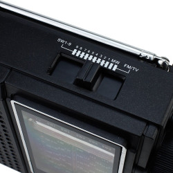 Radio portabil, 2.5W, 12 benzi FM/TV/MW/SW1-9, LEOTEC
