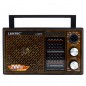 Radio portabil 3W, 11 benzi FM/MW/SW1-9, stil vintage, Leotec Radio portabil 3W, 11 benzi FM/MW/SW1-9, stil vintage, Leotec