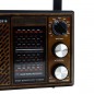 Radio portabil 3W, 11 benzi FM/MW/SW1-9, stil vintage, Leotec Radio portabil 3W, 11 benzi FM/MW/SW1-9, stil vintage, Leotec