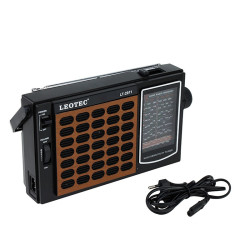 Radio portabil FM TV MW SW, antena telescopica, potentiometru, Leotec