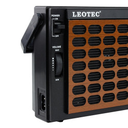 Radio portabil FM TV MW SW, antena telescopica, potentiometru, Leotec
