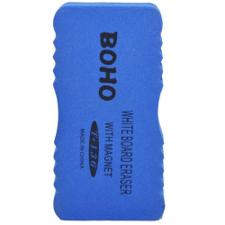 Burete magnetic de sters pentru whiteboard, 13x2 cm, Boho
