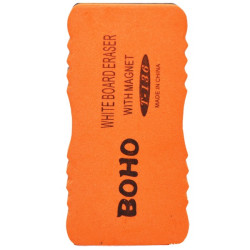 Burete magnetic de sters pentru whiteboard, 13x2 cm, Boho