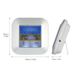 Termometru alimentar cu sonda, 3V, touchscreen, LCD iluminat, temporizator