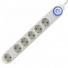 Prelungitor de retea, 6 prize, 3500W, comutator, IP20, alb, Home