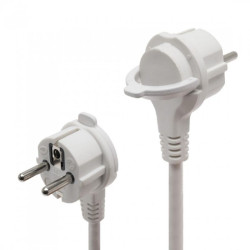 Prelungitor de retea, 6 prize, 3500W, comutator, IP20, alb, Home