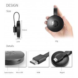 Streaming player HDMI 4K full HD, Android, IOS, Wi-Fi, G2