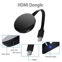 Receiver Wireless, port HDMI, Miracast, DLNA, 512 MB, Android/iOS, rezolutie HD
