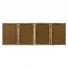 Rama foto multipla de birou Big Ben, 10x15 cm, cadru lemn, balamale