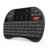 Mini tastatura wireless iluminata RGB, touchpad, rotita scroll, Rii X8