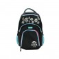 Ghiozdan Owls gimnaziu, 3 buzunare, imprimeu bufnite, 48 cm, negru, Pigna Ghiozdan Owls gimnaziu, 3 buzunare, imprimeu bufnite, 48 cm, negru, Pigna